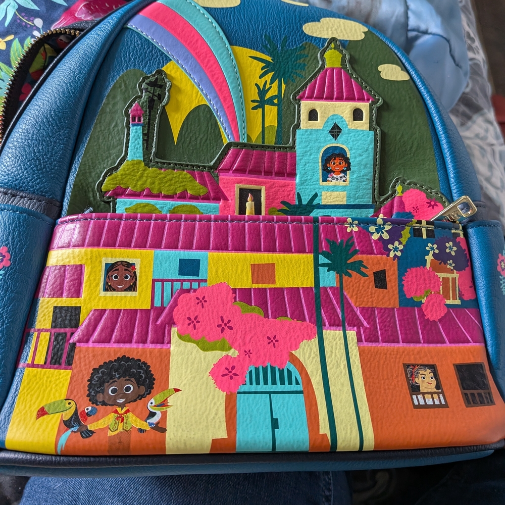 Loungefly Disney Enchanto Casita Medium Backpack Limited Edition RARE
